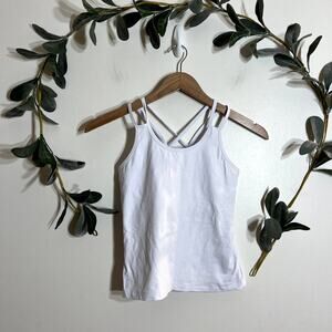 White Athletic Tank